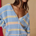 Parker Striped Cardigan