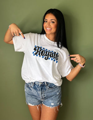 Royals Checkered Tee