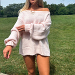 Malibu Knit Off the Shoulder Sweater