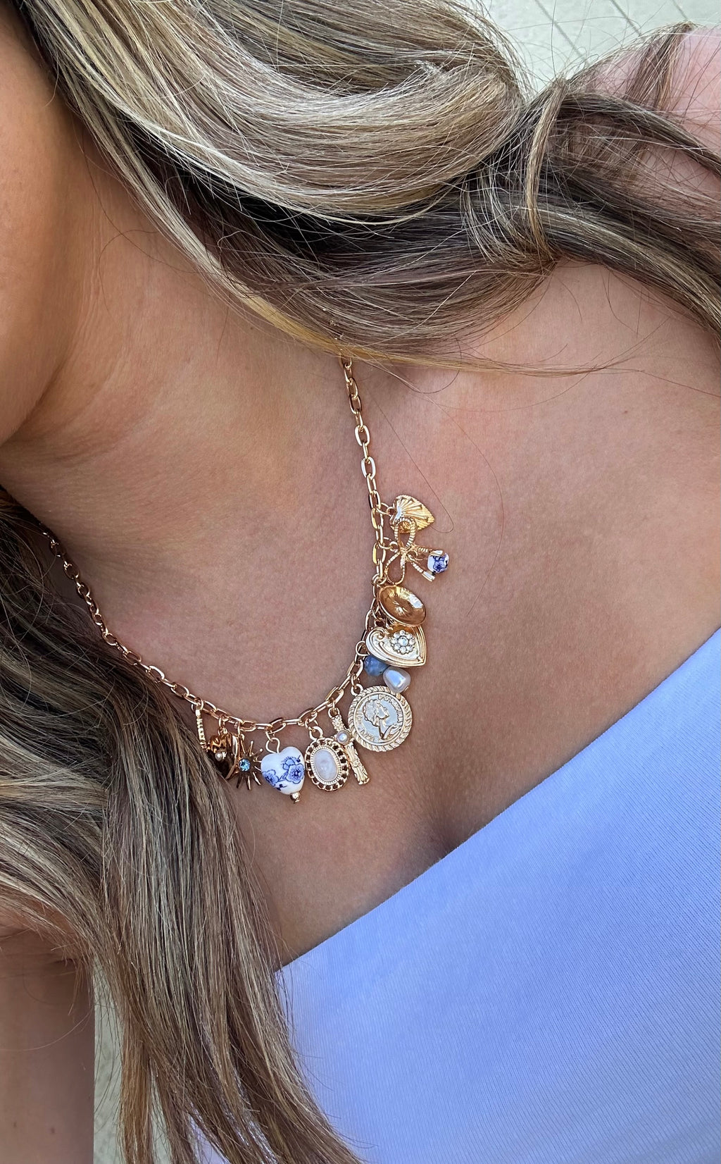 Lorelai Multi-Charm Necklace