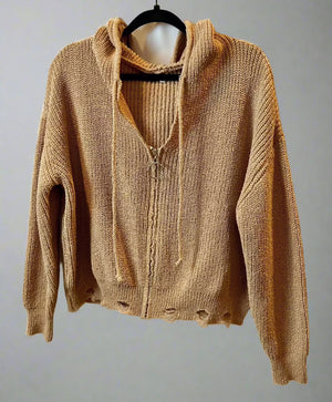 Distressed Zip Jacket