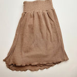 Pointelle Lounge Shorts-Taupe