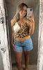 Wild Side Split Tie Tank