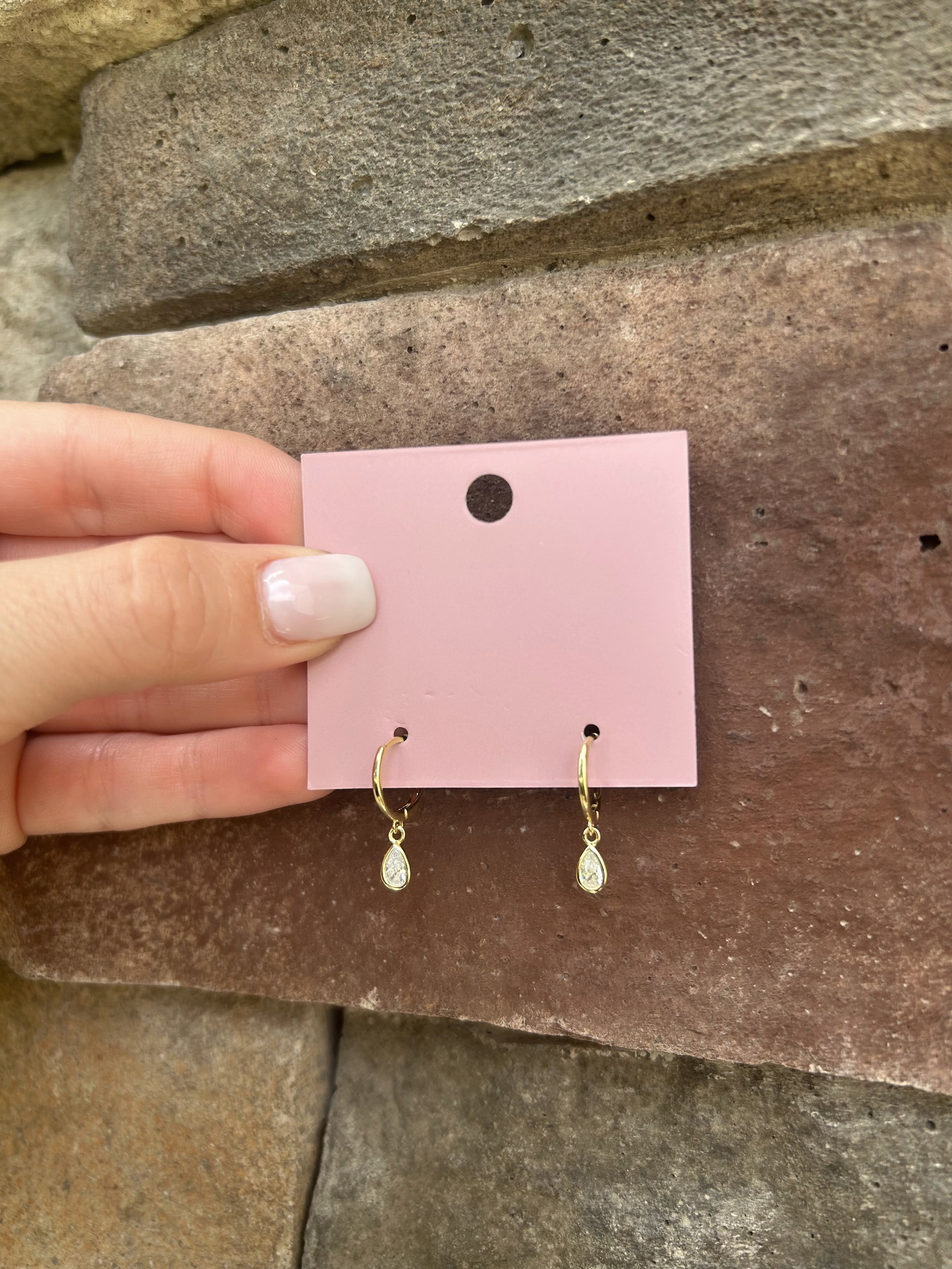 Raindrop Dangle Earrings