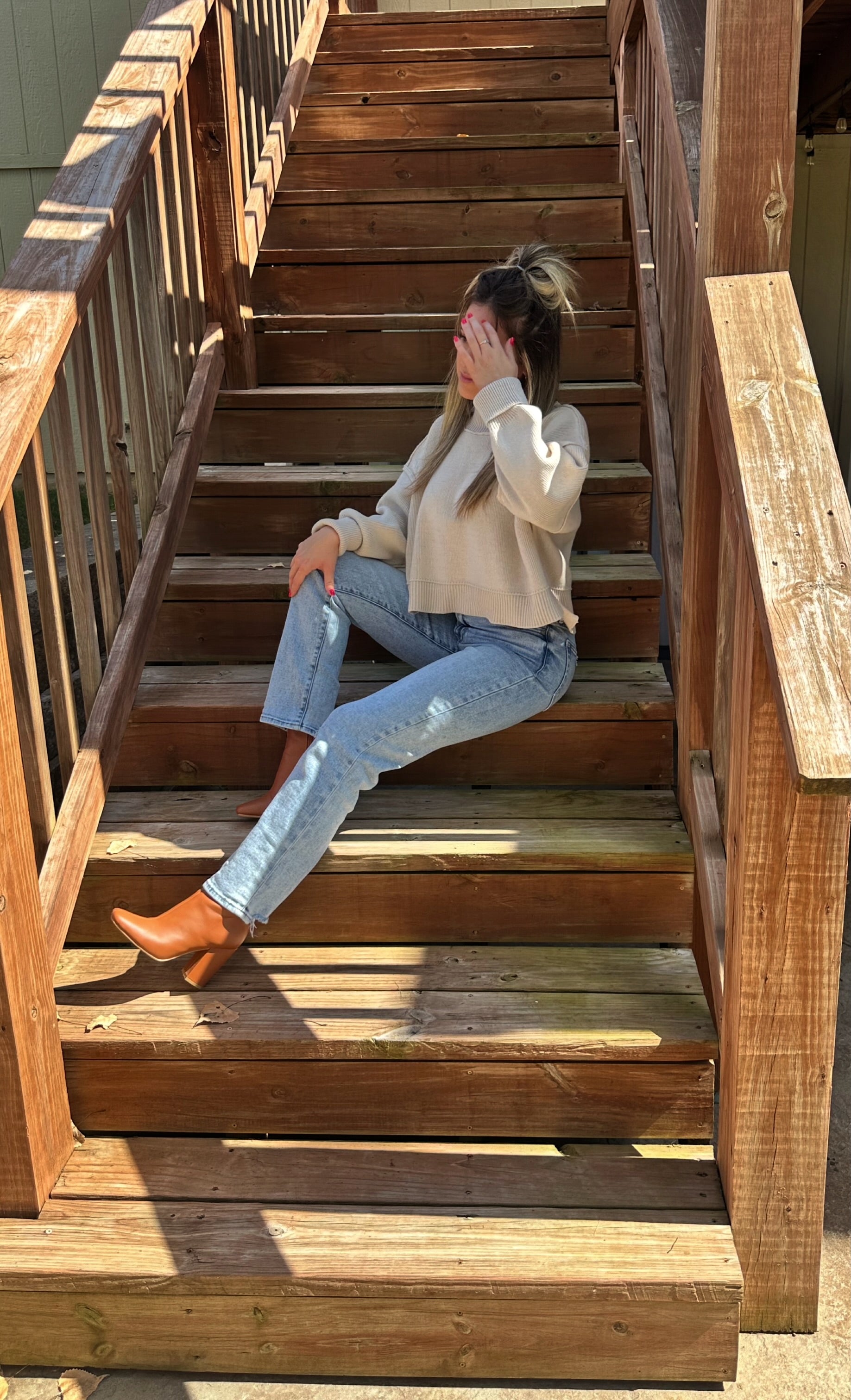 Morning Coffee Cropped Sweater