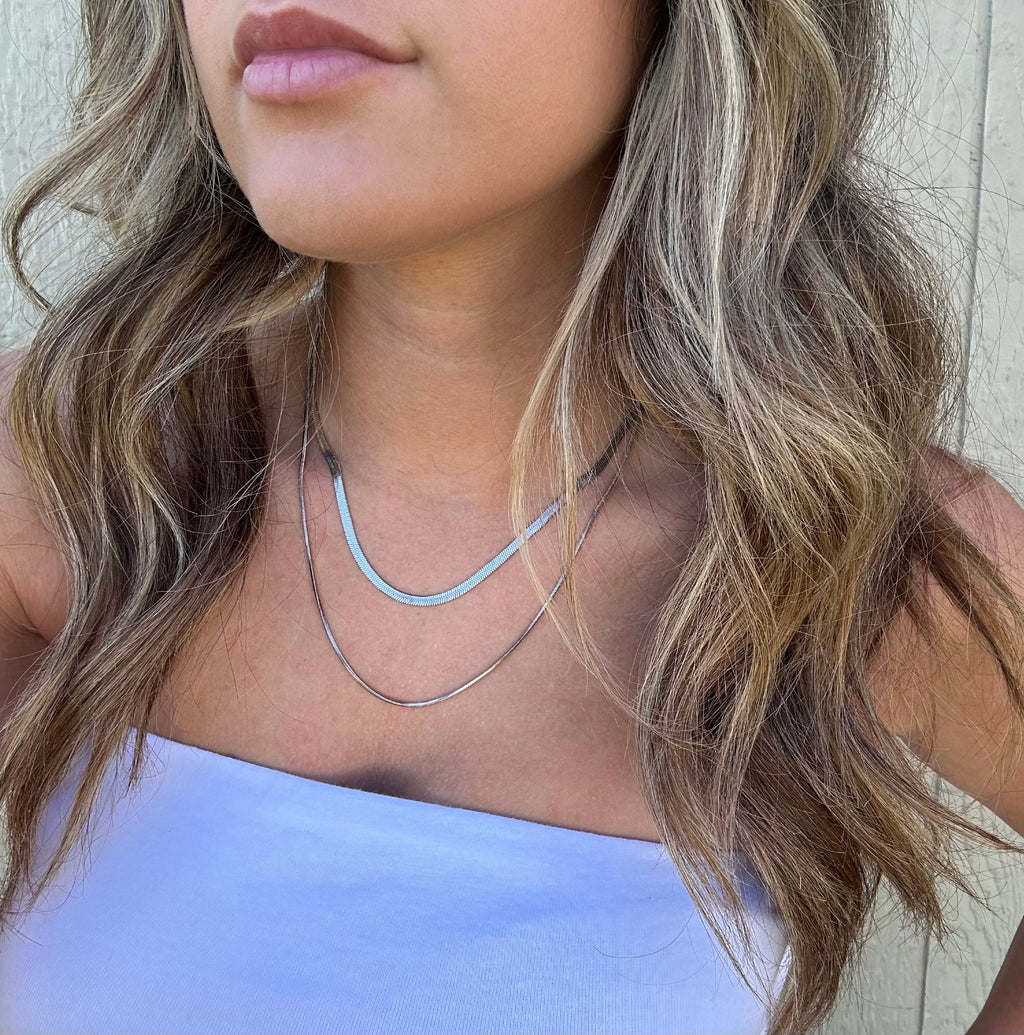 Double Layered Chain Necklace