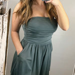 Hallie Strapless Romper