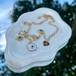 Sunburst Multi-Charm Necklace