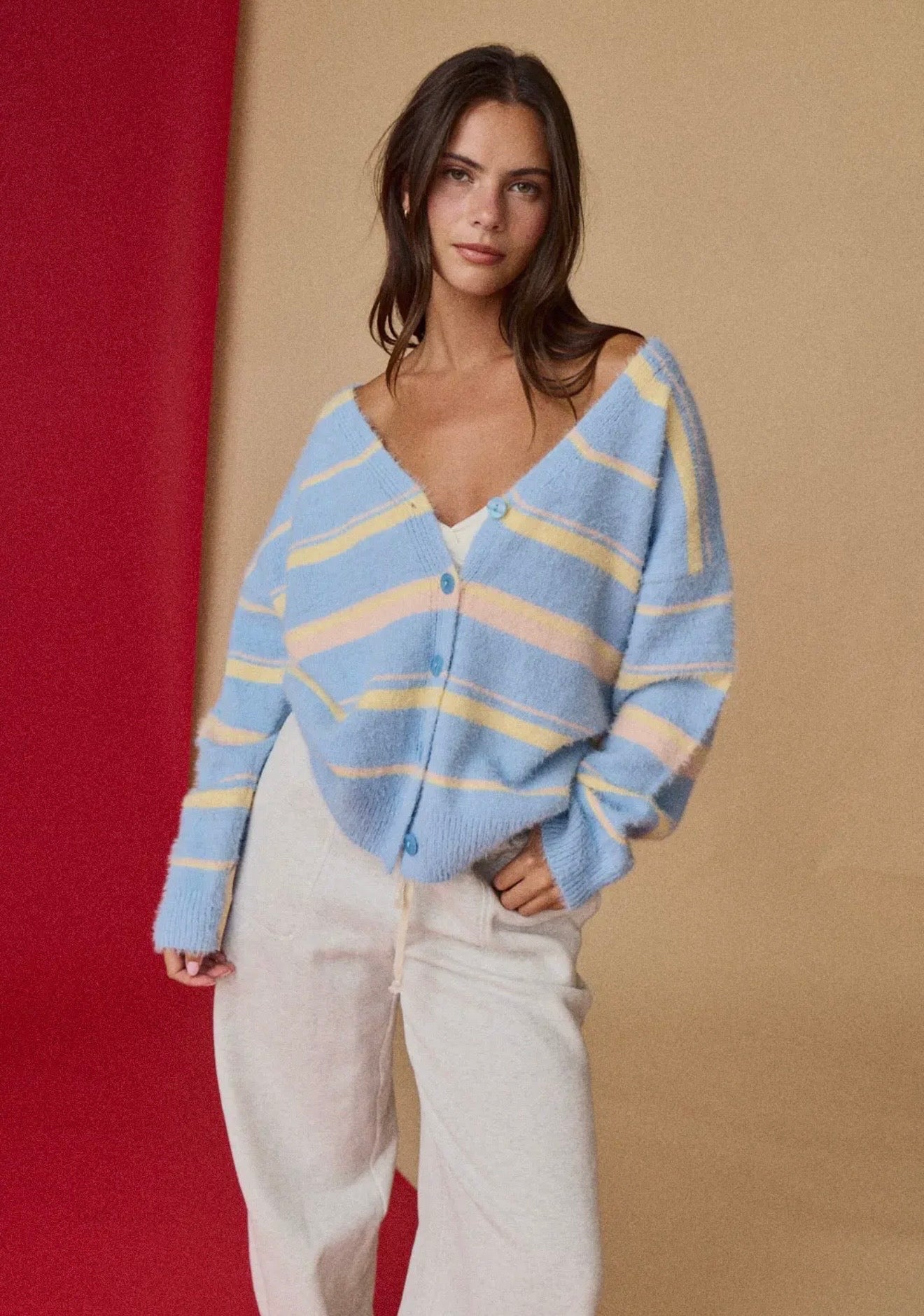 Parker Striped Cardigan
