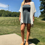 Hallie Strapless Romper