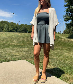 Hallie Strapless Romper