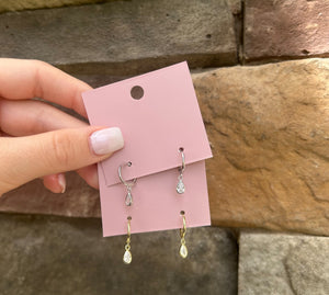Raindrop Dangle Earrings