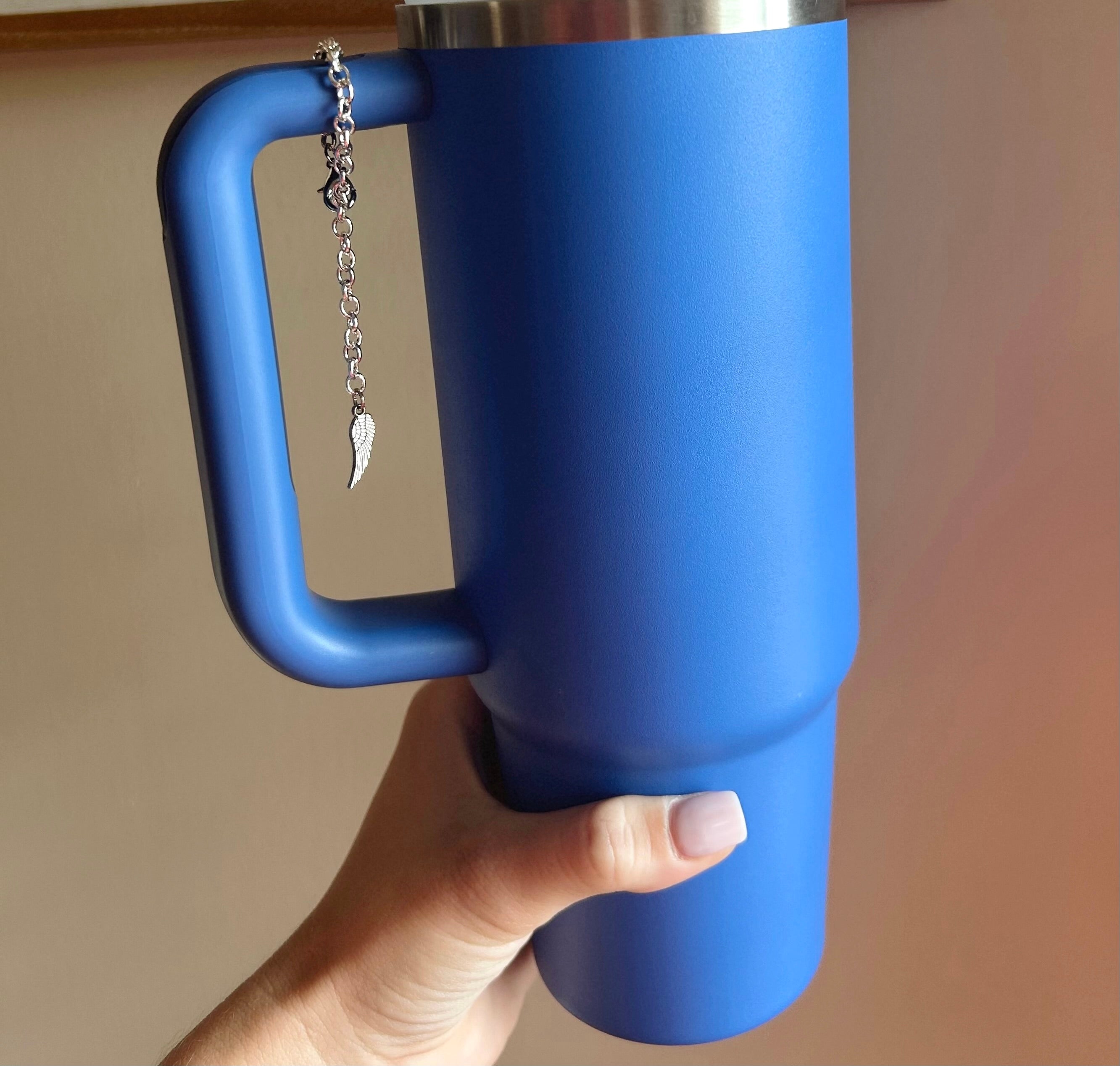 Tumbler Cup Charm - Silver