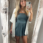 Hallie Strapless Romper