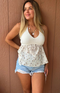 Halter Baby Doll Top