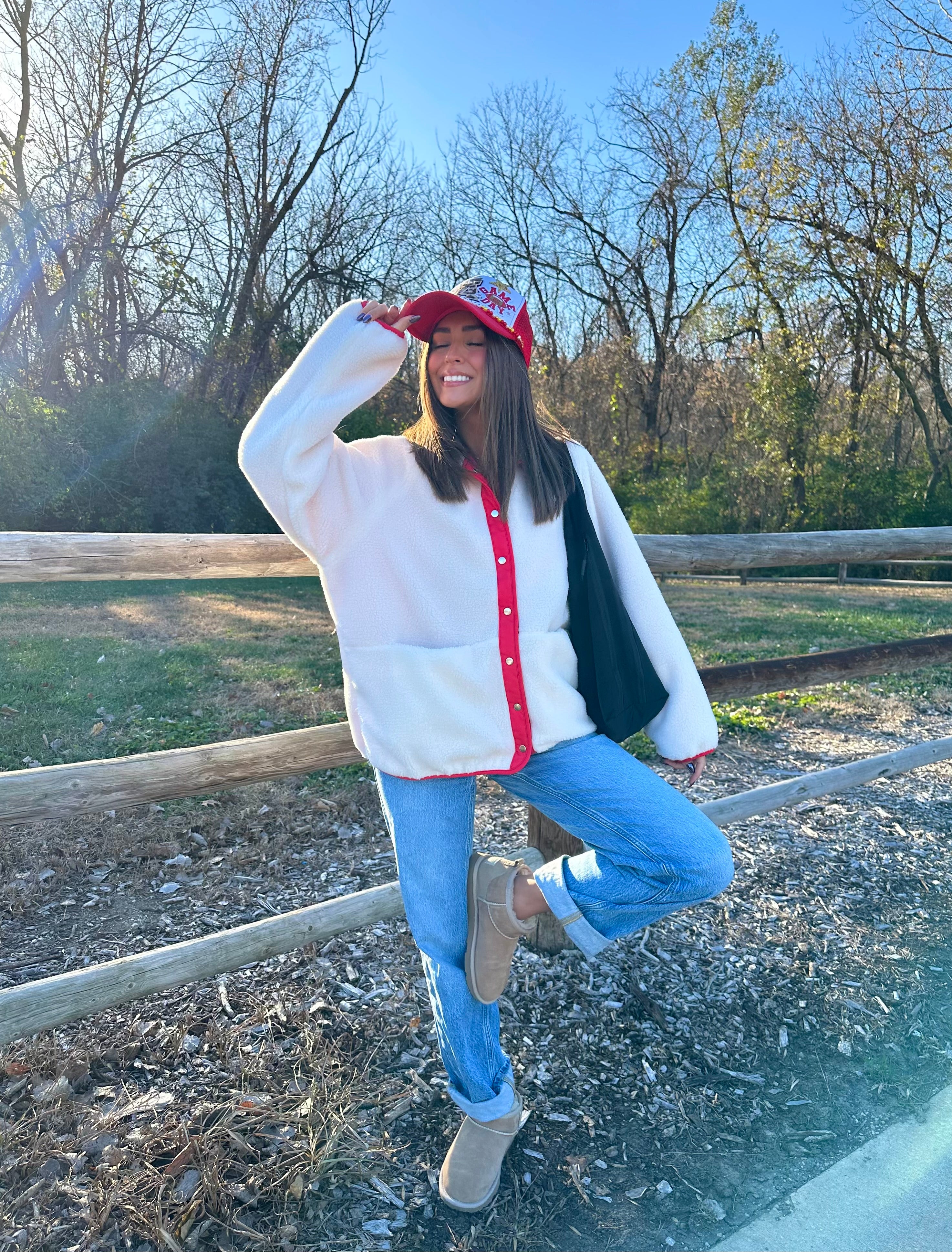 Frankie Reversible Sherpa Jacket