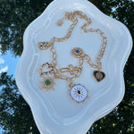 Sunburst Multi-Charm Necklace