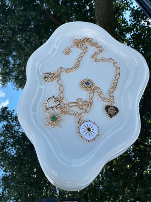 Sunburst Multi-Charm Necklace