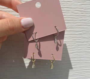 Raindrop Dangle Earrings