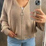 Distressed Zip Jacket