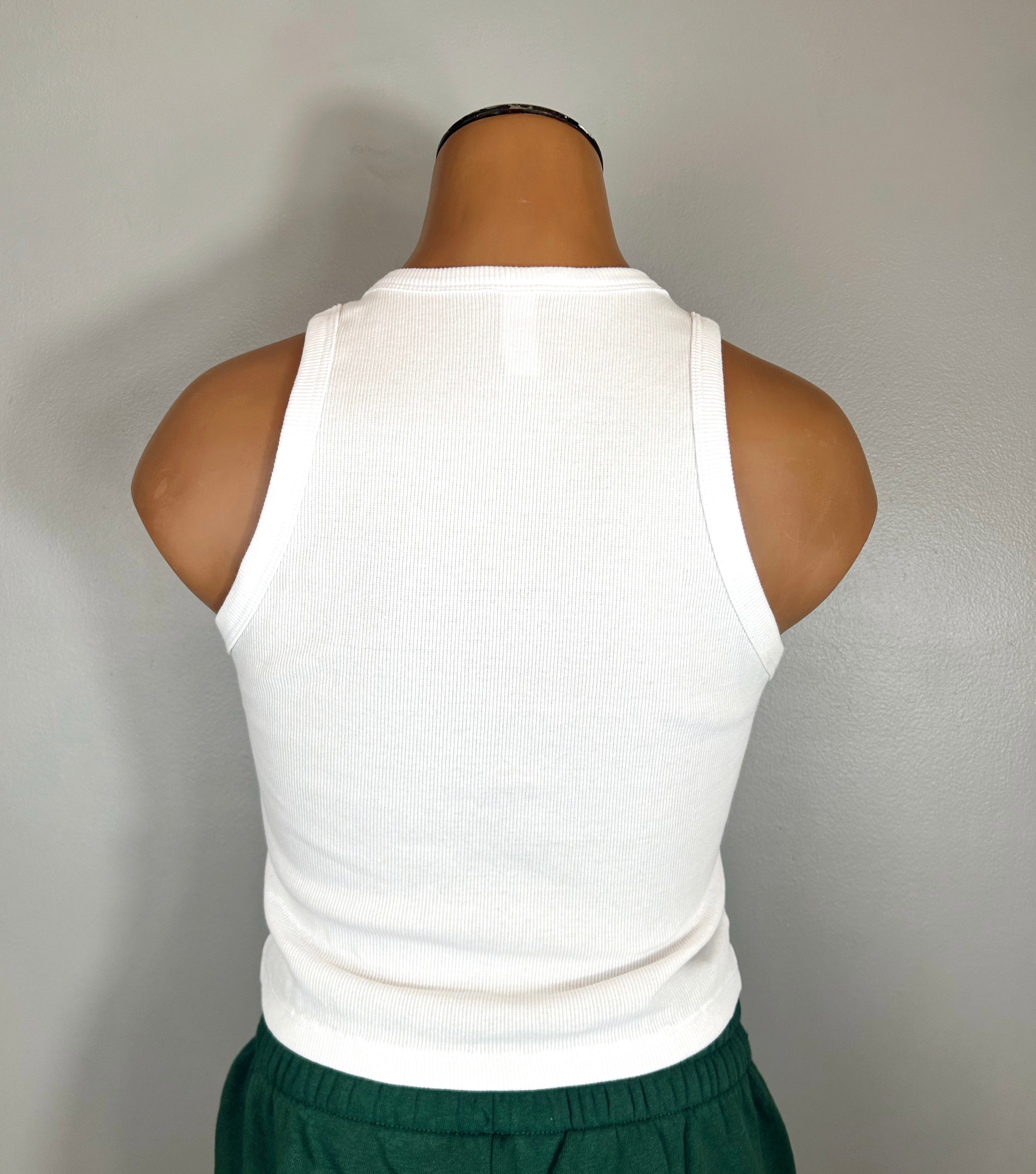 High Neck Cropped Tank