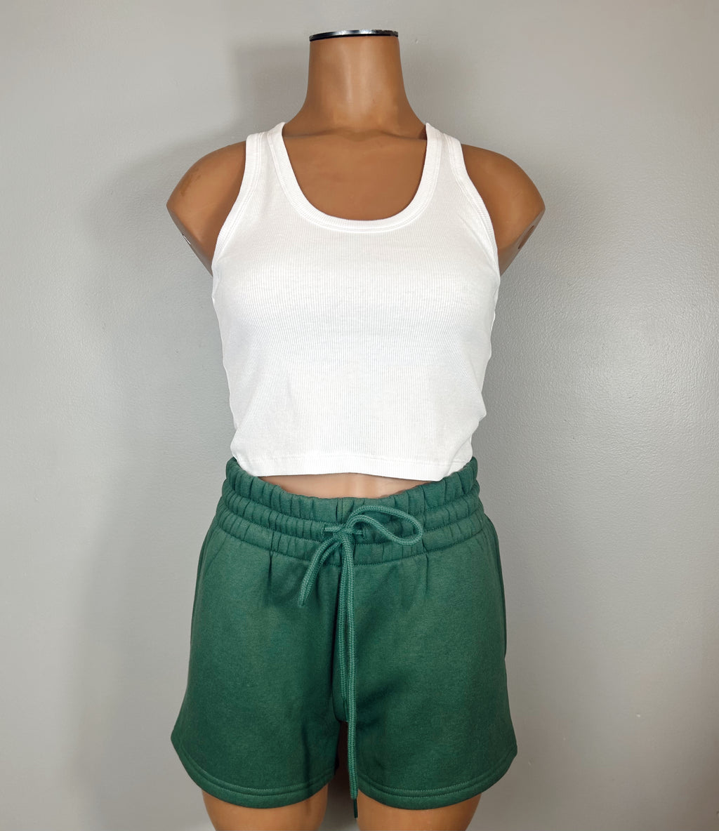 Scoopneck Ribbed Tank