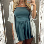 Hallie Strapless Romper