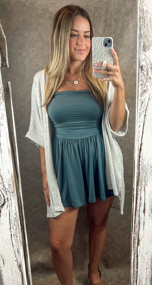 Hallie Strapless Romper