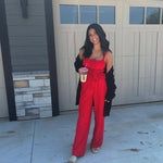 Eyelet Tank-Red