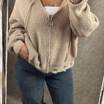 Distressed Zip Jacket