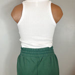 Scoopneck Ribbed Tank