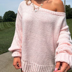 Malibu Knit Off the Shoulder Sweater
