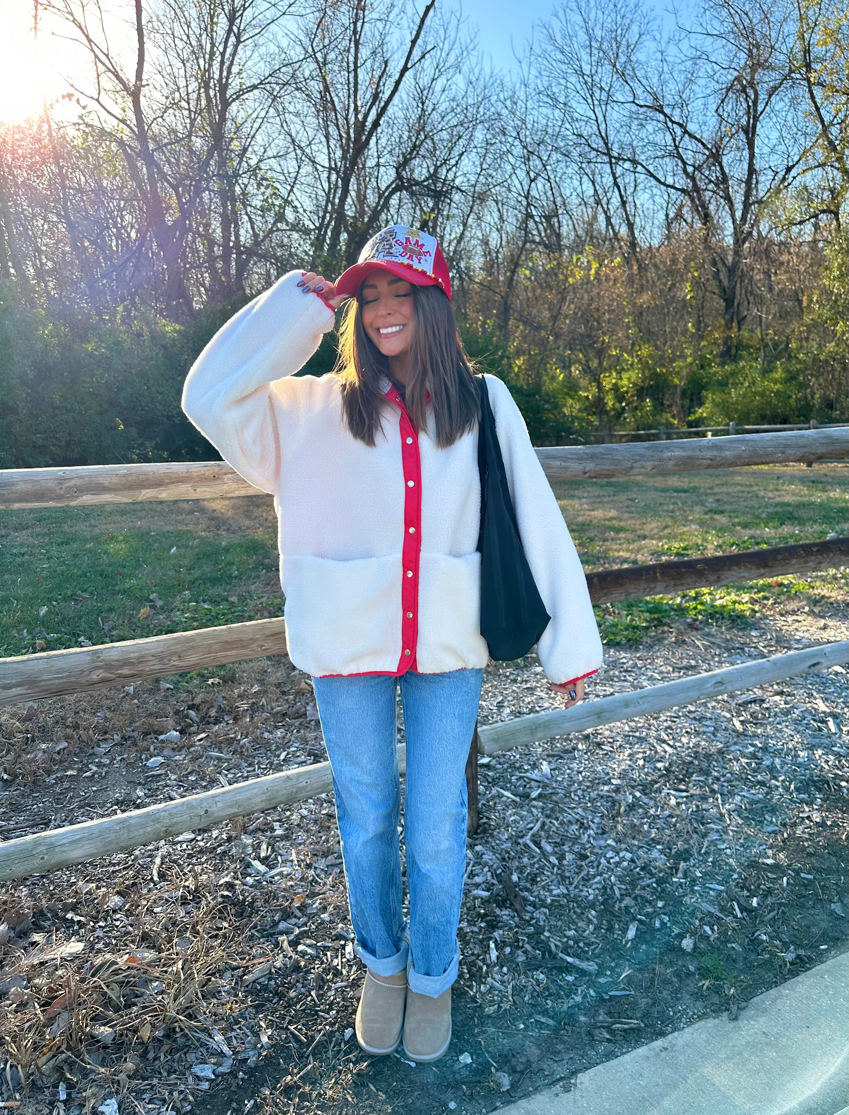 Frankie Reversible Sherpa Jacket