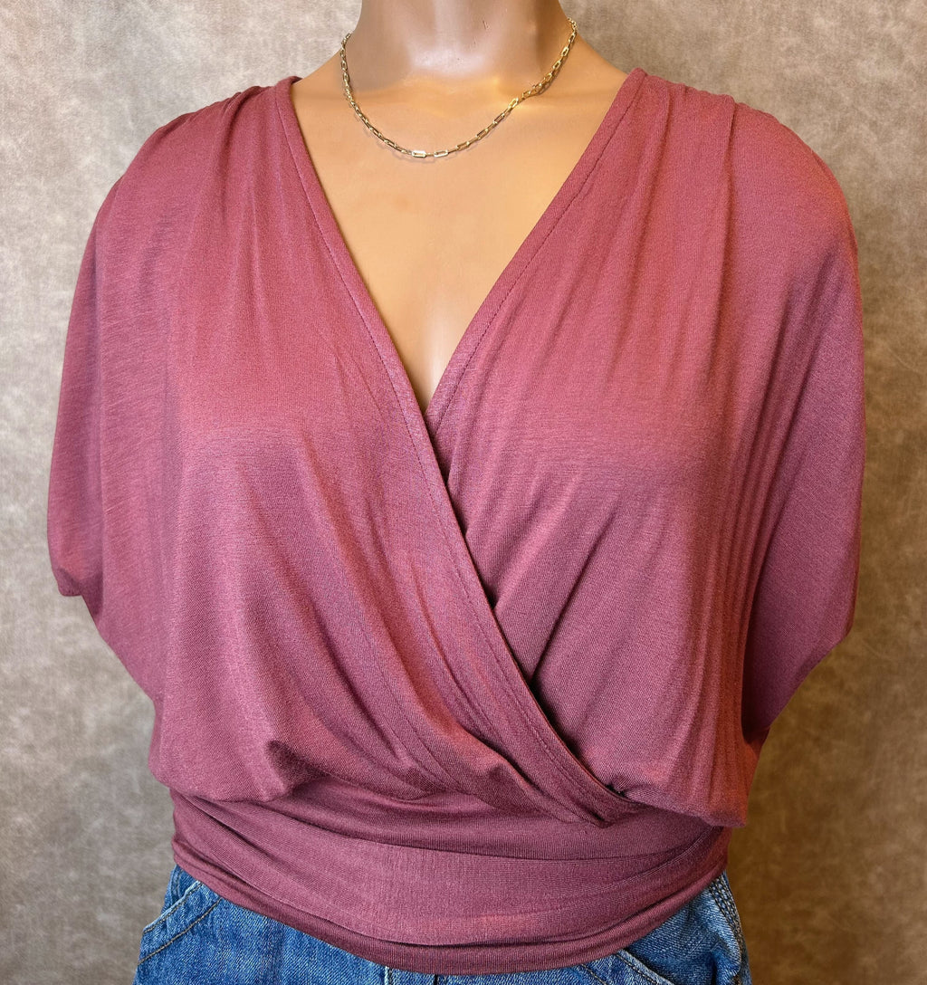 Bella Surplice Knit Top