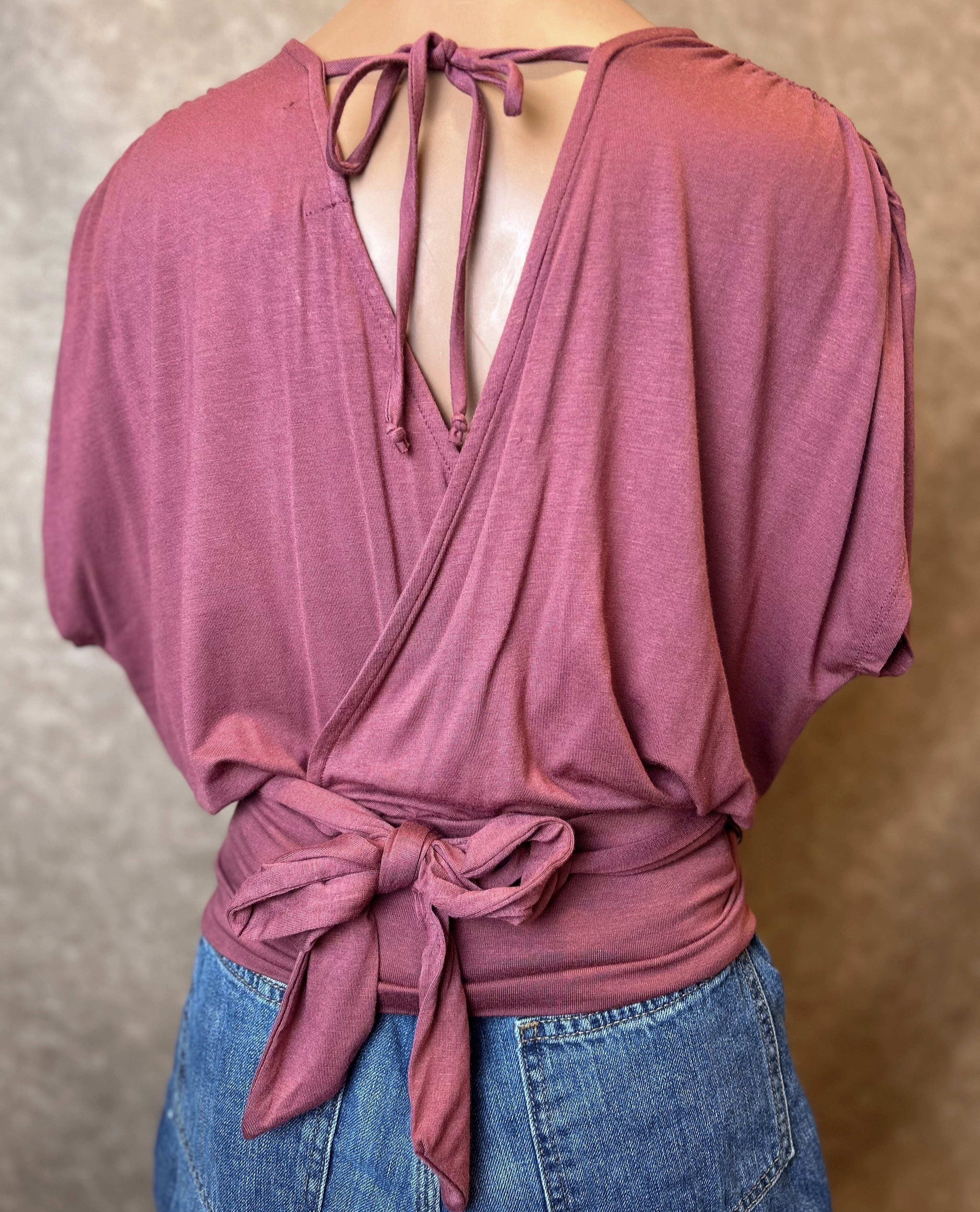 Bella Surplice Knit Top