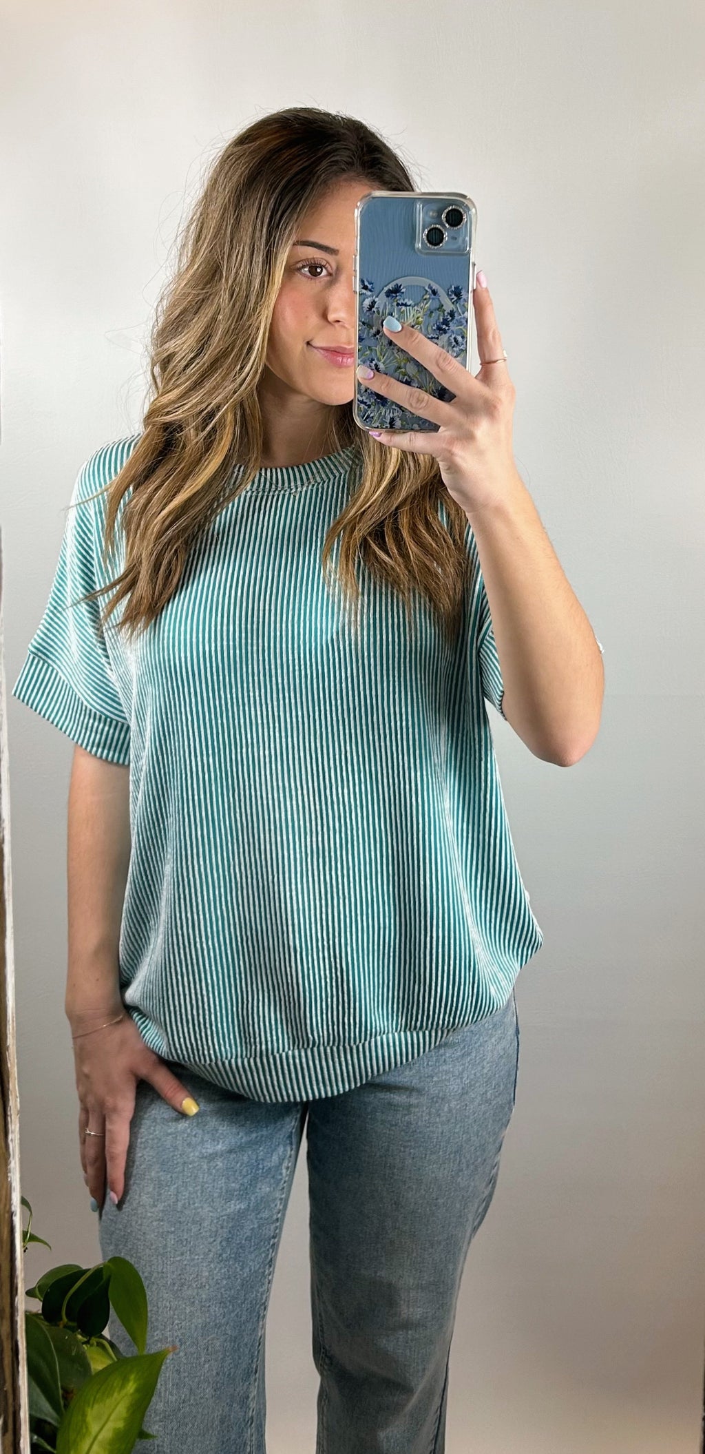 Paisley Corded Tee