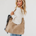 Tate Suede Shoulder Bag