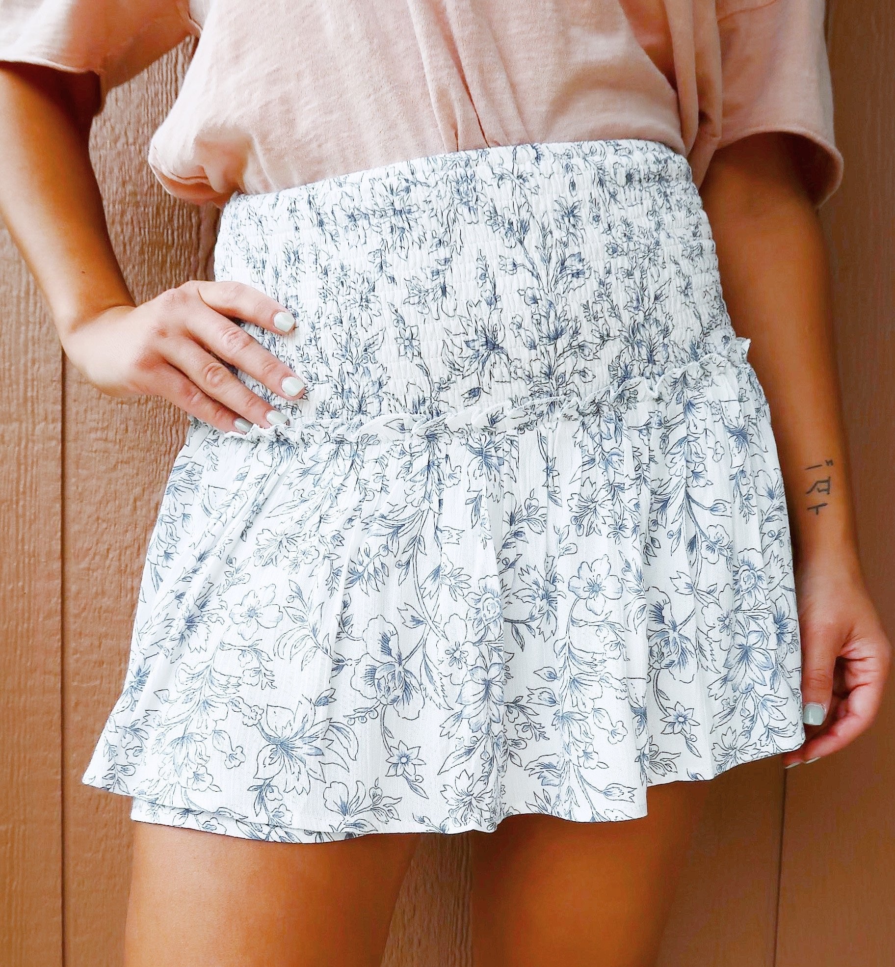 Daisy Floral Skort