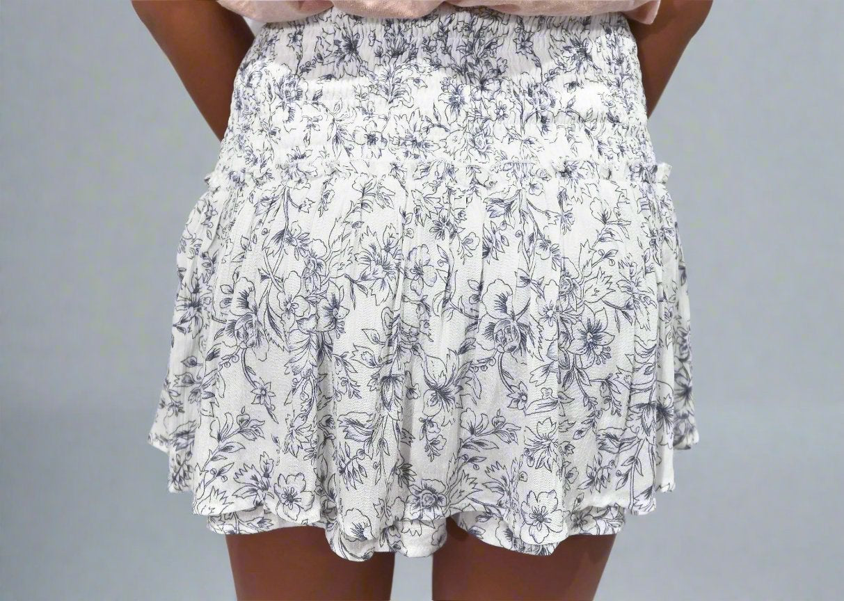 Daisy Floral Skort