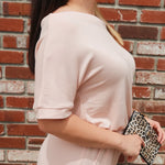 Dreamy Pink Terry Romper