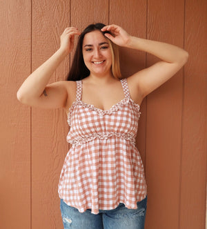 Alexandria Gingham Tank