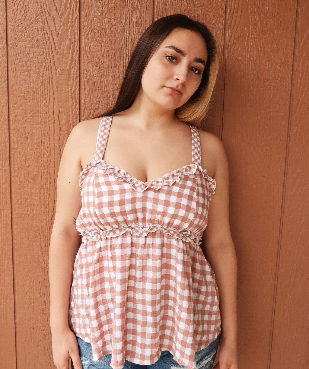 Alexandria Gingham Tank